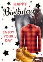 Load image into Gallery viewer, Birthday (Clothes) - Greeting Card - Multi Buy Discount -Free P&amp;P
