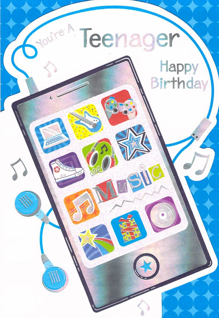 Birthday (Teenager) - Greeting Card - Multi Buy Discount - Free P&P