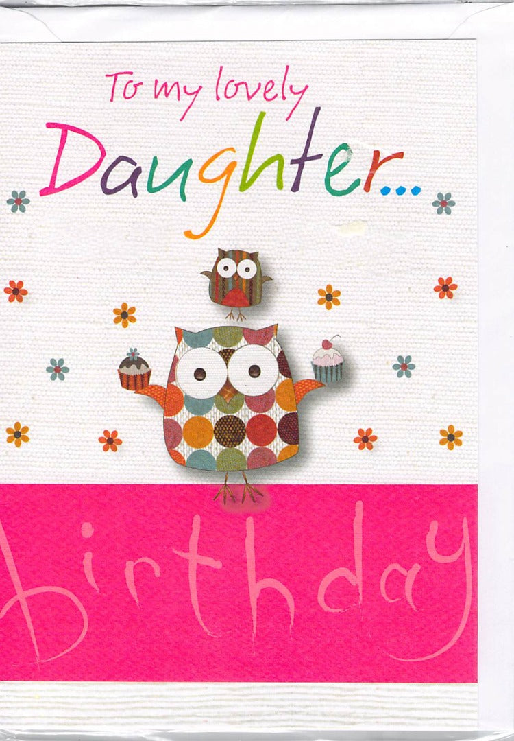 Greeting Card - Birthday - Daughter - Free Postage