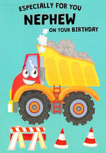 Load image into Gallery viewer, Birthday - Nephew - Truck - Greeting Card - Free Postage
