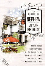 Load image into Gallery viewer, Birthday - Nephew - Pub Garden - Greeting Card - Free Postage
