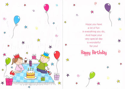 Birthday - 1st Birthday - Party - Greeting Card - Free Postage