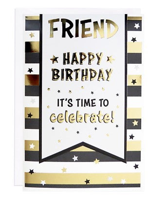 Birthday - Friend - Greeting Card - Free Postage