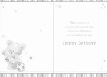 Load image into Gallery viewer, Birthday - Husband - Football Bear  - Greeting Card - Free Postage
