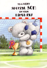 Load image into Gallery viewer, Birthday - Son - Football/Goalkeeper - Greeting Card - Free Postage
