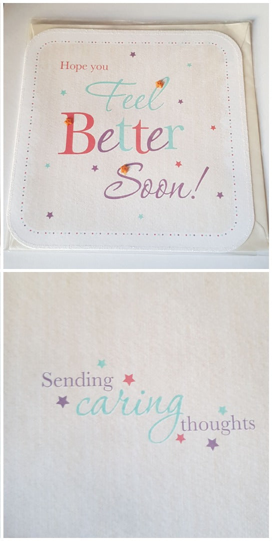 Get better soon - Greeting Card - Free Postage