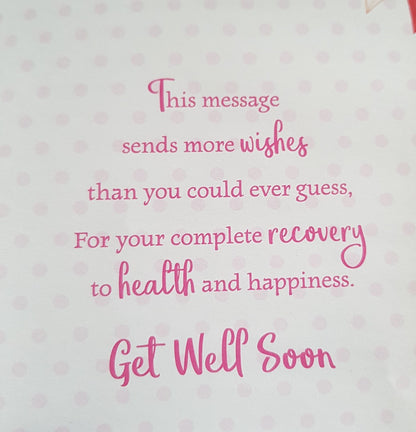 Get Well - Wile Your In Hospital  - Greeting Card - Free Postage