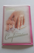 Load image into Gallery viewer, Confirmation - Greeting Card - Pink - Free Postage
