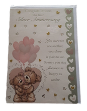 Load image into Gallery viewer, Anniversary - Silver - Greeting Card
