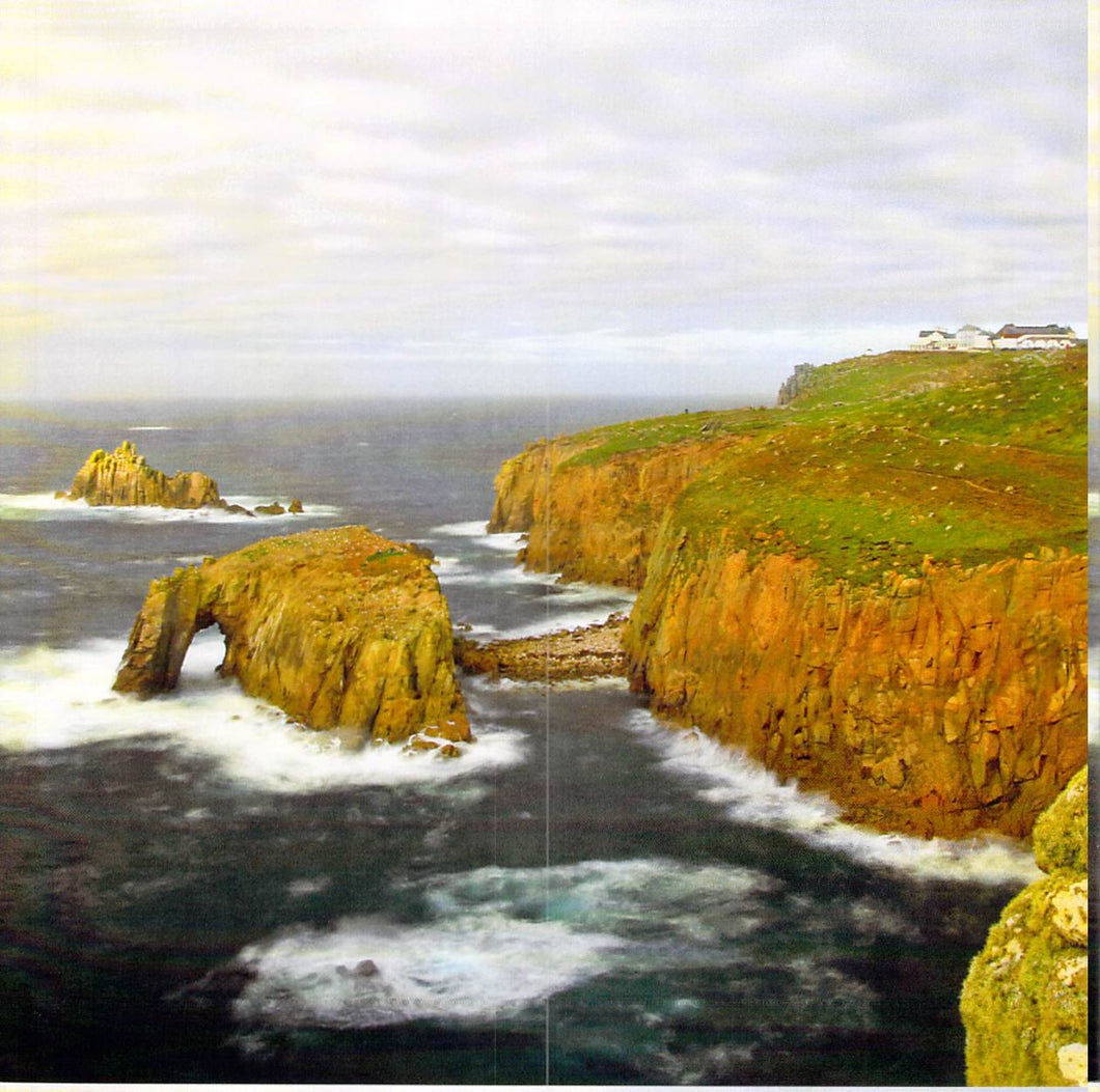 Lands End Cornwall Scene - Blank Card - Greeting Card - Free Postage