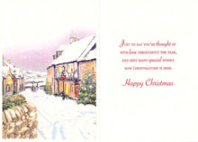 Load image into Gallery viewer, Christmas - Father - Snowy Village - Greeting Card - Free Postage
