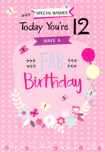 Load image into Gallery viewer, 12th Birthday - Greeting Card
