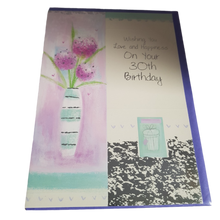 Load image into Gallery viewer, 30th Birthday - Age 30 - Greeting Card
