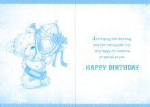 Load image into Gallery viewer, Birthday - Godson - Holding Trophy - Greeting Card - Free Postage
