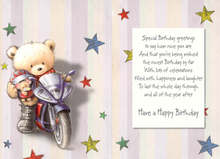 Load image into Gallery viewer, Birthday - Son - Motorbike - Greeting Card - Free Postage
