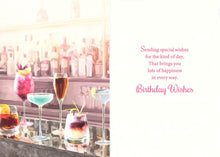 Load image into Gallery viewer, Birthday - General Birthday - Cocktails / Bar - Greeting Card - Free Postage
