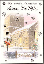 Load image into Gallery viewer, Christmas - Across The Miles - Church / Gate- Greeting Card - Free Postage
