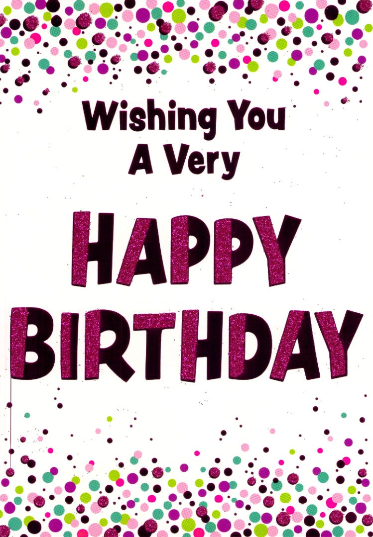 Birthday - General / Open - Happy Birthday - Greeting Card - Free Postage