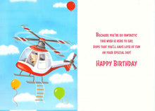 Load image into Gallery viewer, Birthday - General / Open - Helicopter - Greeting Card - Free Postage

