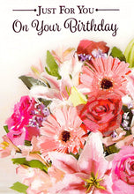 Load image into Gallery viewer, Birthday - General / Open - Flowers - Greeting Card - Multi Buy Discount
