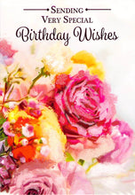 Load image into Gallery viewer, Birthday - General / Open - Flowers / Wishes - Greeting Card - Multi Buy Discount

