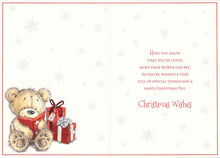Load image into Gallery viewer, Christmas - Nephew - Bear / Reading - Greeting Card - Multibuy
