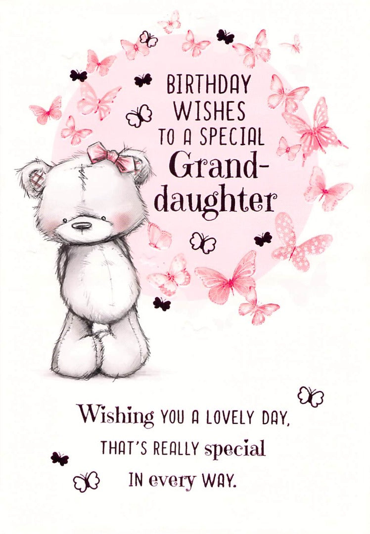 Birthday - Granddaughter - Greeting Card - Multi Buy Discount