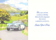 Load image into Gallery viewer, Birthday - Grandson - Sportscar - Driving - Geeting Card - Free Postage
