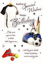 Load image into Gallery viewer, Birthday - General - Sports - Greeting Card - Free Postage
