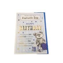 Load image into Gallery viewer, Birthday  - Son - Bear - Greeting Card
