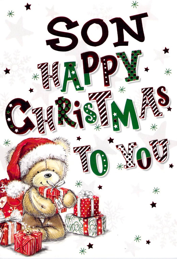 Christmas - Son - Happy Christmas  - Christmas -  Greeting Card