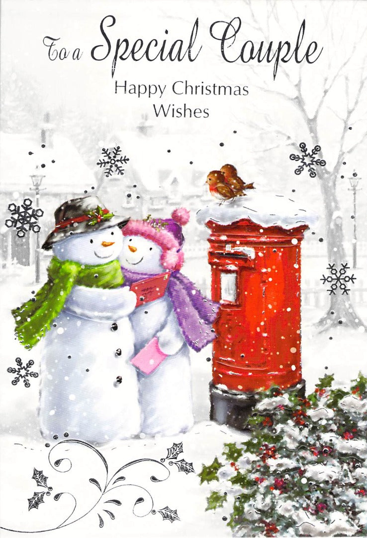 Christmas - Special Couple  -  Greeting Card - Multi Buy Discount