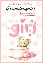 Load image into Gallery viewer, Birth - Granddaughter - Its A Girl -  Greeting Card
