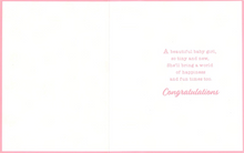 Load image into Gallery viewer, Birth - Granddaughter - Its A Girl -  Greeting Card
