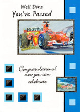 Load image into Gallery viewer, Well Done - You Passed Driving Test - F1 Car - Greeting Card - Free Postage
