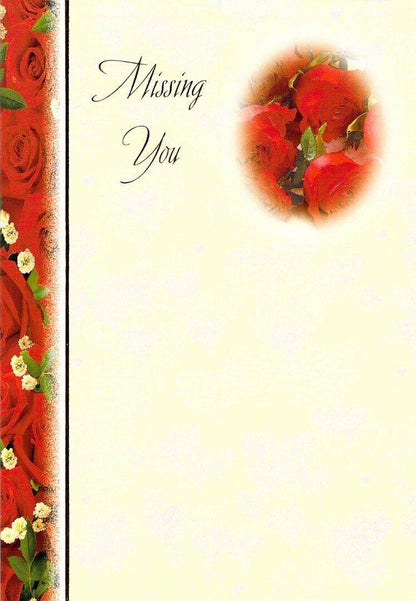 Missing You -  Greeting Card - Free Postage