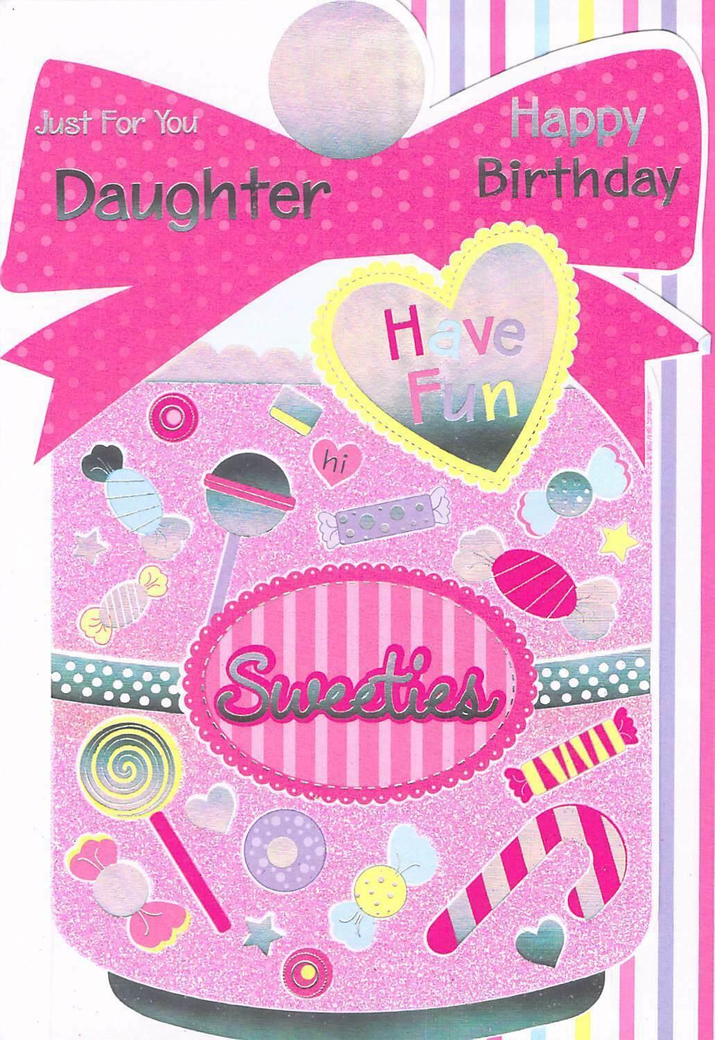 Daughter Birthday - Greeting Card - Brand New
