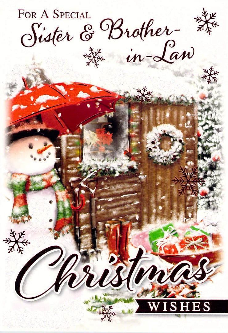 Greeting Card - Sister & Brother-in-Law - Christmas - Greeting Cards