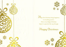 Load image into Gallery viewer, Christmas - From All Of Us - Shiny Gold - Greeting Card
