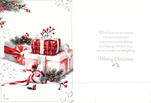 Load image into Gallery viewer, Christmas - Daughter &amp; Son In Law - Presents -  Greeting Card
