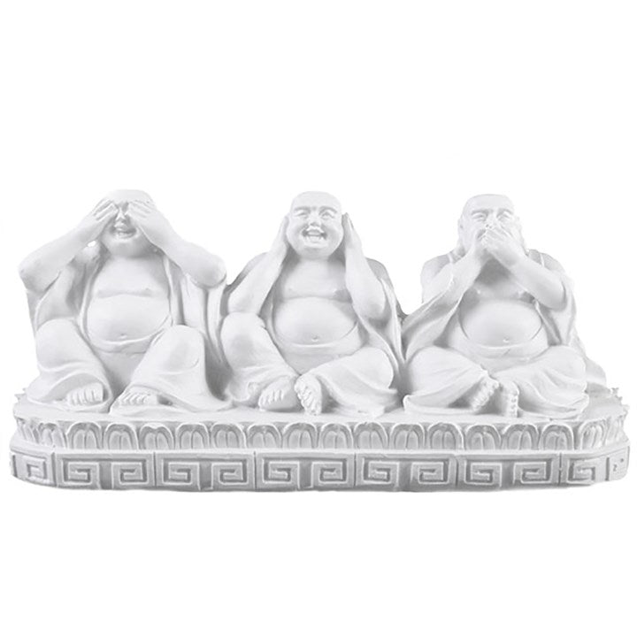 SEE, SPEAK, HEAR NO EVIL BUDDHAS - Ornament - Gift Idea