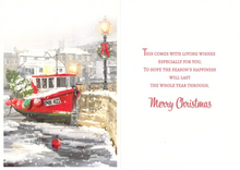 Load image into Gallery viewer, Christmas - Great Grandson - Harbour -  Greeting Card
