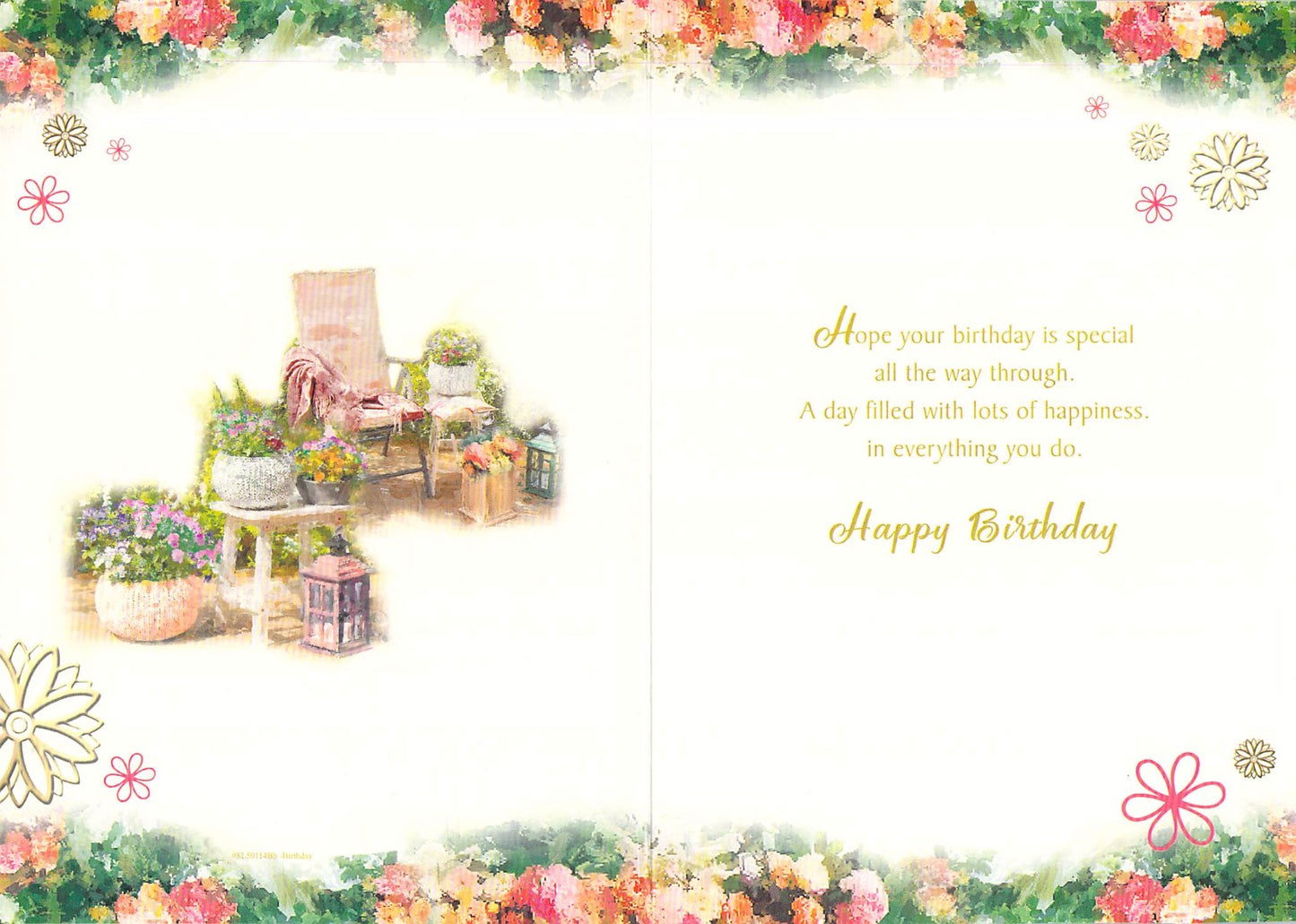 Wife - Birthday - Greeting Card - wrapped