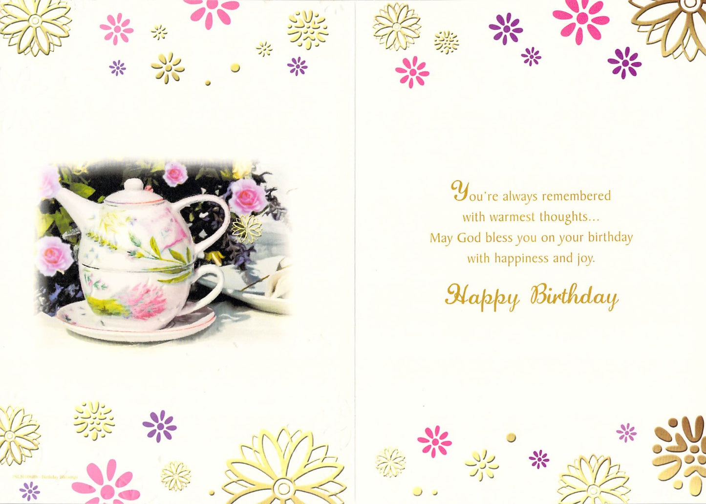 Open - Birthday - Greeting Card - wrapped