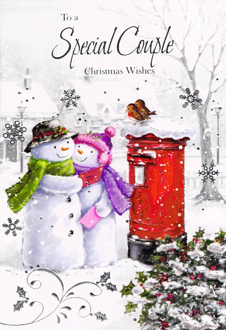 Christmas - Couple - Merry Christmas -  Greeting Card