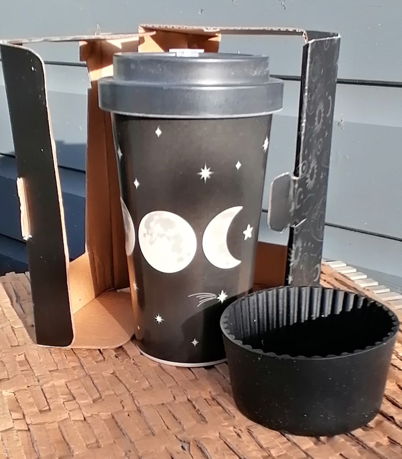Triple moon - Bamboo Travel Mug - Gift Idea - Boxed