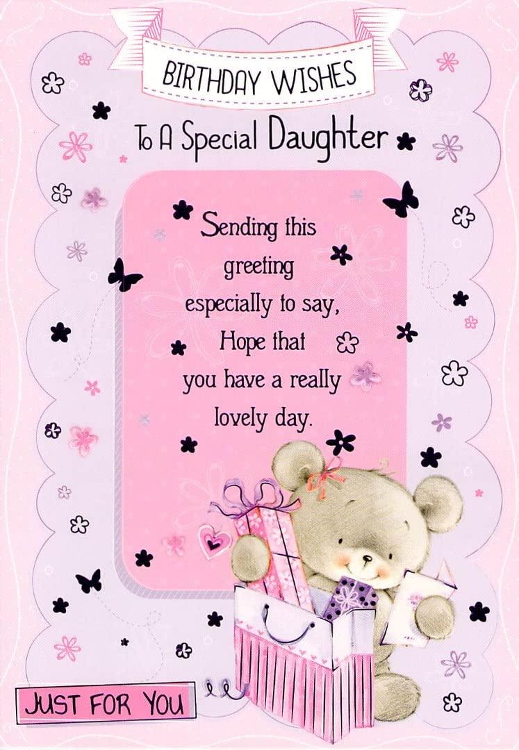 Greeting Card - Birthday - Daughter - Special Daughter - Greeting Card