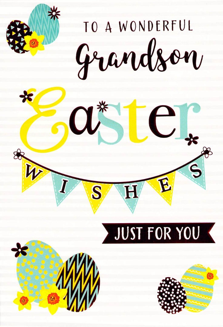 Easter - Grandson - Greeting Card