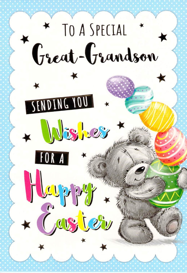 Easter - Great-Grandson - Greeting Card