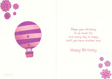 Load image into Gallery viewer, Great Granddaughter  Birthday - Pink  - Pink Foil - Greeting Card
